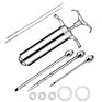 Bbq Injector Injection Syringe 60 Ml Stainless Steel Marinade Meat Turkey Injector
