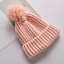 Beanie Solid Color Kids Knitted Hats Children Beanie Cap For