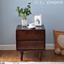 Bedroom Furniture Wooden Bedside Table Modern Solid Wood Nightstand Ash Wood Bedside Cabinet