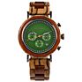 Bewell Newest Luxury Handmade Watch Quartz Chronograph Watch Engraved Wooden Watches Men Wrist