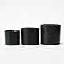 Black Marble Grain Small Indoor round Modern Plant Pots Flower Pots Buy Plant Pots