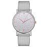 Black Mesh Band Watches Bling Dial Women Hand Watches Woman Watch