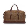 Blank Vintage Cotton Large Personalized Weekend Overnight Men Travel Duffle Canvas Duffel Bag