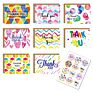 Blue Theme Thank You Cards with Envelope and Stickers, Variety of Styles Greeting Cards