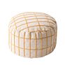 Boho Modern Moroccan round Pouf Foot Stool Patio Living Room Decor Jacquard Floor Pouf Ottoman