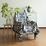 Boho Woven Polyester Cotton Vintage Retro Throw Blanket with Tassel