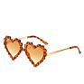 Boy for Girls Style Wave Framed Heart Wheatstraw Children Recycled Kids Sunglasses