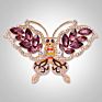 Brooch Accessories Royal Style Gem Butterfly Necklace Dual Brooch