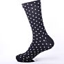 Business Cotton Dot Pattern Socks Dress Crew Socks for Men