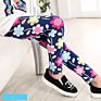 Butterfly Star Flower Printing Girl Leggings Kids Pants Soft Yoga Pants Tights for Big Kids