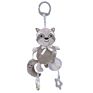 Cartoon Animals Baby Cot Hanging Plush Rattles Newborn Teether Rattle Toy with Elephant Civet Cat Long-Eared Bunny