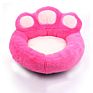 Cat Pad Washable Bear Paw Dog Pad Warm Fluffy Pet Bed