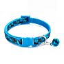 Cats Puppy Collar with Bells Camo Printing Adjustable Strap Nylon Buckle Collars Lovely Pets Dogs Neck Accessories