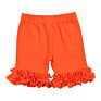 Children Clothes No Moq and Rts Cotton Baby Girl Clothes Icing Ruffle Shorts Stock Solid Color Kids Girls Shorts