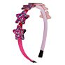 Children Glitter Star Hair Hoop Scallion Powder Star Plastic Headband