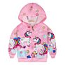 Children Jackets Girls Unicorn Hoodie Toddler for Baby Fleece Kids Fall Jackets