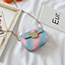 Children's Bag Seven-Color Children's Small Goes with Everything Girl's One-Shoulder Cross-Body Chain Saddle Access