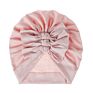 Children's Hat Cover Spring/ Soft Knit Fabric Drape Bowknot Indian Hat Baby Hat Popular Cute