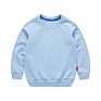 Children's O-Neck Pullover Print Black Sweatshirts