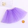 Children's Puffy Skirts Kid Girl Mini Fluffy Tutu Performance Dress Stars Dot Sparkle Print Mesh Skirt Accessories