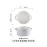 Chinese Creative Ceramic Straight Soup Pot Simple Household Soup Pot Kitchen Hotel Tableware Decoration Set