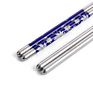 Chinese Luxury Logo Metal Sliver Chopstick Set Travel Reusable Gift Titanium Cutlery Stainless Steel Chopsticks