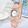 Classic Square Roman Surface Steel Band Watch Manufacturers Direct Sales Men and Women Rose Gold Watches