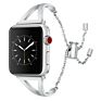 Classy Stainless Steel Cuff Bracelet Replacement for Apple Watch Series 3,2,1 Stainless Steel Jewelry Bangle Wristband for Apple