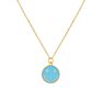 Clavicle Chain Jewelry Women Boho 18K Gold Plated Colorful Enamel Smile Face Pendant Choker Necklaces