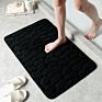 Cobblestone Carpet 3D Door Floor Mat Bath Mats Bathroom Absorbent Anti-Slip Mat