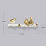 Colorful Platinum Bird Hook for Home Decor Wall Art