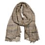 Comfort Soft Autumn Striped Warm Cotton Men Scarf with Tassel