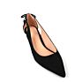 Comfortable Rubber Stud Ultra Low Woman's Kitten Pointed Sandals Heel Pumps Women Shoes