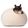 Comfortable Warm Bed Funny Pet Cat Cave Natural Woolen Felt Kennel for Pet Dogs Bed Eco-Friendly Kitten Caves