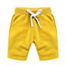 Cotton Plain Boy Shorts for Kids