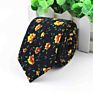 Cotton Rose Men's Colourful Tie Ties Necktie Narrow Chrysanthemum Slim Skinny Cravate Narrow Thick Neckties 6Cm