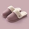 Couple Warm Cotton Slippers Household Waterproof Non-Slip Removable Slippers