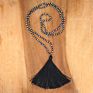 Crystal Knot Tassel Necklace Hand Woven Long Sweater Chain Buddha Head Pendant Women's Necklace