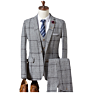 Customized Men's Suit Business Dress Youth Business Wear Men's Suit Wedding Dress Stripe Suit