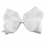 Cute 8 Inch Grosgrain Solid Color Bowknot Hair Bows with Clips Handmade Price Kid Girls Hair Accessories