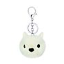 Cute Cat Pom Poms Keychains Faux Rabbit Fur Keyring Fluffy Pompoms Keychain for Women Girls Bag Accessories