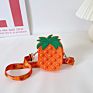 Cute Fruit Stress Relief Kids Toy Bag Cartoon Silicone Baby Purse Cartoon Mini Messenger Bag Baby Bag