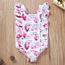 Leopard Baby One-Piece Swimsuit Bathing Kids Girls Tankini Swimwear