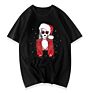 Cute Wonen T Shirt Merry Christmas Christian Cross Xmas Christmas Beautifull Girl Print Femme Tees