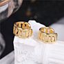 Cz Diamond Simple Ear Cuffs 18K Gold Plated Clip on Earrings Non Pierced for Women