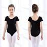 Dance Dress Children Girls Short Sleeve Ballet One-Piece Training Dancewear