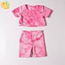 Design Mom and Me Kid Tie-Dye Clothing Baby Top and Shorts Sets