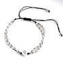 Design Retro Silver Plated Starfish Anklet Simple Bohemian Double Layer Beaded Chain Starfish Anklet for Women