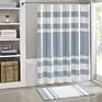 Desinger Printed Polyester Chambray Classic Shower Curtain