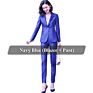 Direct Sell Simple Pant Suit 2 Piece Suit Set for Women Blazer and Trouser Office Lady Style